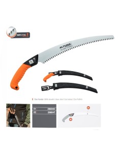 SERRUCHO ALTUNA PODA C/FUNDA CURVO 330MM M/ENGOMADO 29604 2