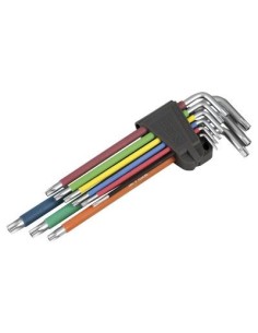 JUEGO 9 LLAVES TORX INV.S/PLAST