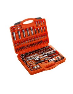 JUEGO LLAVES VASOS HR 1/2" 1/4" MALETIN 110 PIEZAS ALYCO 192393 NETO 2