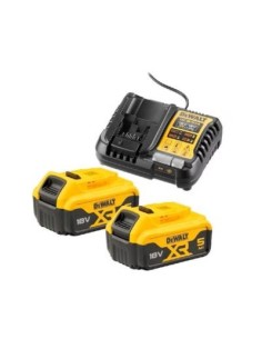 KIT DEWALT 2 BATERIAS 18V 5AH Y CARGADOR XR 12V-18V(NETO)