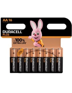 PILA DURACELL PLUS AA (LR06) BLISTER 16 UND