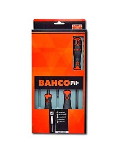 JUEGO 5 PZAS DESTORNILLADORES B219005 BAHCOFIT 2