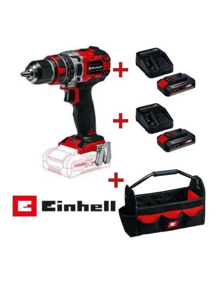 KIT EINHELL Taladro percutor a batería TP-CD 18/50 Li-i BL-Solo