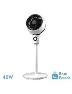 VENTILADOR DE PIE OZONO BLANCO/NEGRO3 VEL.40W 3ASP(NETO) 2