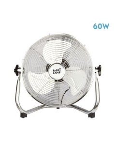 Ventilador Industrial Libis 60w Cromo 40d 3 Velocidades 44x48,5x27,5 Cm 2