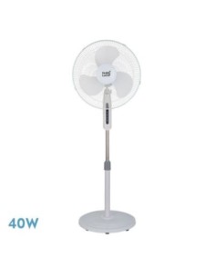 VENTILADOR DE PIE ETESIO BLANCO 3 VEL.40W  (NETO) 2