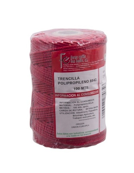 CUERDA POLIPROPILENO ROJA