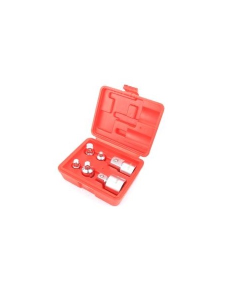 JUEGO ADAPATADOR PARA LLAVE DE VASO 6UN