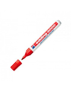 ROTULADOR PERMANENTE EDDING 3000 ROJO 2