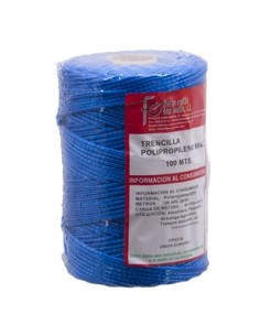 TRENCILLA POLIPROPILENO AZUL 100 BOBINA (NETO) 2