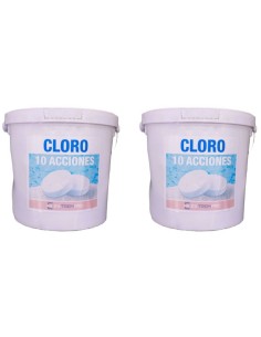 Cloro 10 acciones en pastillas 10kg 2