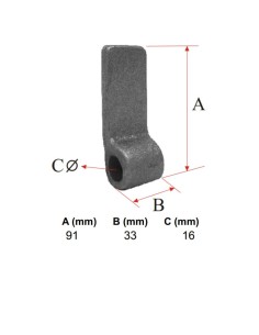 BISAGRA HEMBRA LISA MEDIA H-7 2