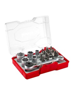 JUEGO DE 20 PUNTAS Y VASOS  KWB 2