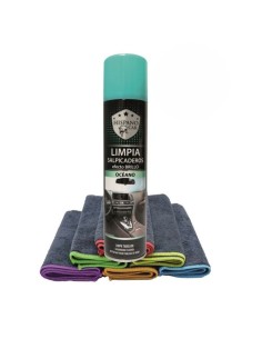 LIMPIA SALPICADERO HISPANOCAR BRILLO CON BAYETA OCEANO 400ML