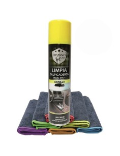 LIMPIA SALPICADERO HISPANOCAR MATE CON BAYETA VAINILLA 400ML