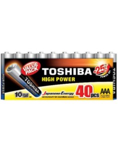 PILA ALKALINA LR-03 AAA THOSIBA HIGH POWER (PACK-40UND.) 2