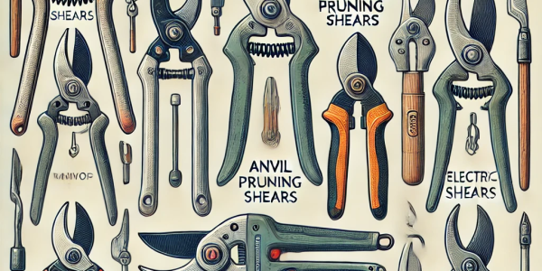 Tipos de tijeras de poda y sus usos específicos