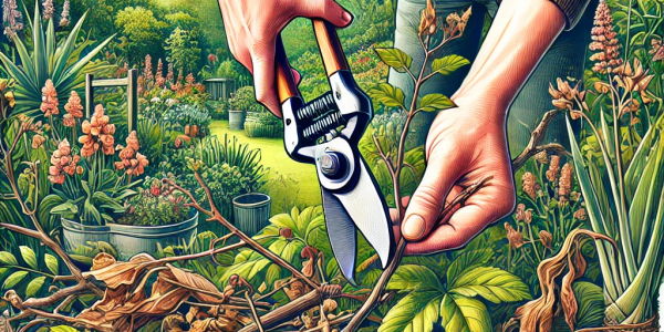 ¿Cómo cortar las partes muertas de una planta?