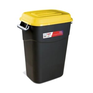 CUBO BASURA ECO TAYG 95 L. AMARILLO
